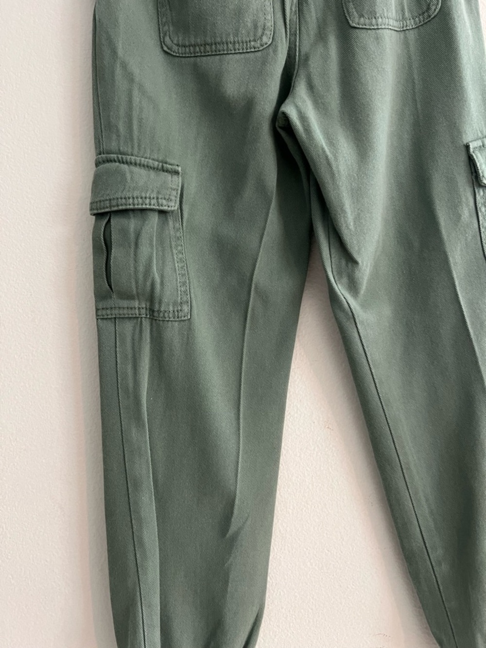 Light Blue and Olive Green Jogger Pants Duo - Picture 14 of 15
